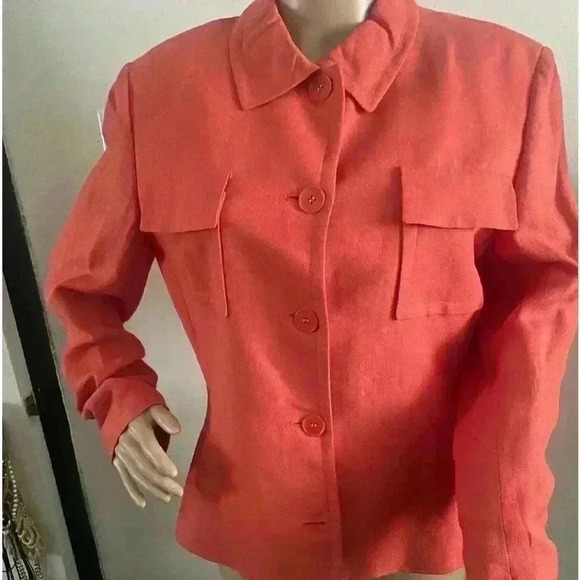Calvin Klein vintage button down blazer in good  condition size 10 - Picture 2 of 5